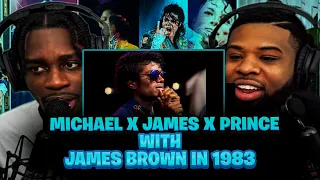 BabantheKidd FIRST TIME reacting to Michael Jackson AND Prince on stage with James Brown in 1983!!