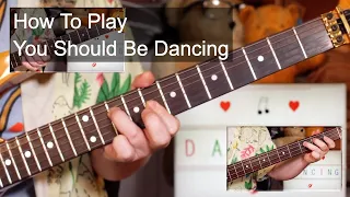 'You Should Be Dancing' The Bee Gees Guitar & Bass Lesson