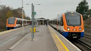 Trains at Carpenders Park, WCML, 16/12/23