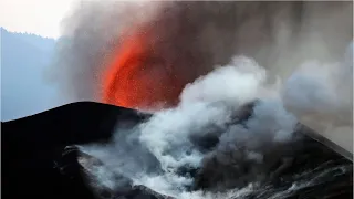 Incredible drone footage shows continued devastation wreaked from Spain's Cumbre Vieja volcano