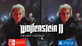 Wolfenstein II: The New Colossus | Comparison | Nintendo Switch VS PS4