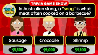 ✅ TEST YOUR KNOWLEDGE! - 40 Mixed Trivia Quiz Questions in a Unique Game Show Format. Round 86