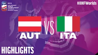 Austria vs. Italy - Game Highlights - #IIHFWorlds 2019