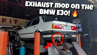 Exhaust Mod On The BMW e30..! 🔥 | *Part 1*