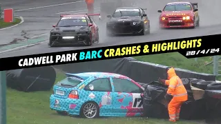 Cadwell Park Crashes/Highlights, BARC, 28/4/24