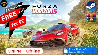 How to download forza horizon 5 free for pc easily in laptop| Online + Offline | By - Gamingistan |