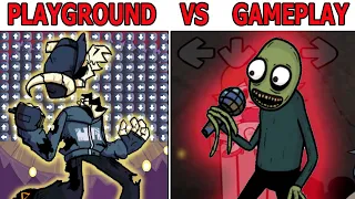 FNF Character Test | Gameplay VS Playground | FNF mods Shaggy Tabi Mr Salad Fingers