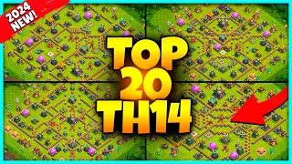 New Best Th14 base link War/Farming Base (Top20) With Link in Clash of Clans - th14 war base 2024