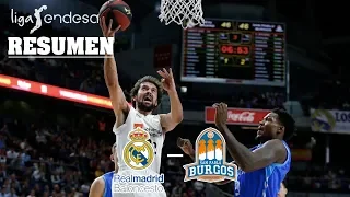 Real Madrid - San Pablo Burgos (90-77) RESUMEN // Jornada 6 Liga Endesa