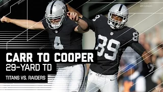 Amari Cooper's Back-of-the-End-Zone TD from Derek Carr! | Titans vs. Raiders (Preseason)  | NFL