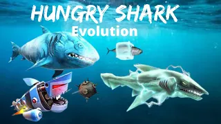 Hungry Shark Evolution Maxing all Special Sharks Part 1, Electro, Ice, Robo