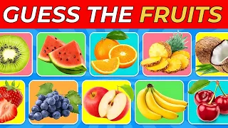 Guess the Fruit in 3 Seconds 🍍🍓🍌| Fruit Guessing Quiz