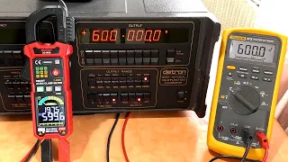 Klešťový ampermetr GD166B + test na kalibrátoru