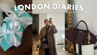 Tiffany & Co unboxing + shopping in Selfridges + testing out different fragrances with my sisters