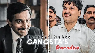 GANGSTA'S PARADISE - Harshad Mehta Status Edit 📌👅 || Scam 1992 Edit || Harshad Mehta Status