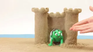 DibusYmas Castle sand beach games clay stop motion cartoons compilation   Vengatoon