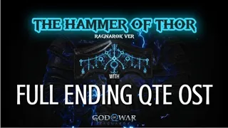 The Hammer of Thor (Ragnarok Ver) (FULL ENDING QTE OST) - God of War Ragnarok Soundtrack