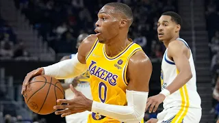 Westbrook Disappointing Lakers Debut Preseason vs Warriors!