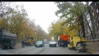 Долгожданный ремонт дорог в Горловке. Участок по ул. Гагарина #Горловка