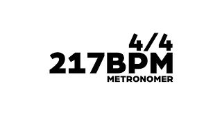 217 BPM Metronome
