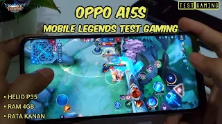 OPPO A15S TEST GAME MOBILE LEGENDS - HELIO P35 RAM 4GB