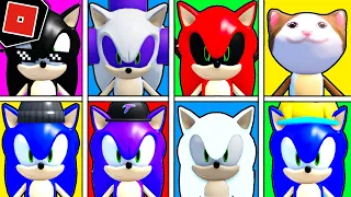 How to get ALL 15 NEW SONICS and MORPHS in FIND THE SONIC MORPHS - Roblox