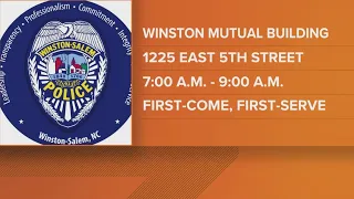 Winston-Salem police hold steering wheel lock giveaway