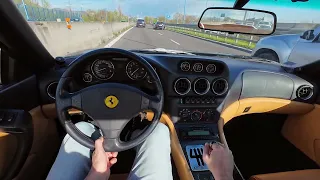 POV - 2000 Ferrari 550 Maranello - Relaxing ASMR driving