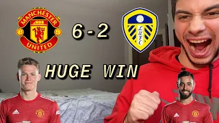 Manchester United 6-2 Leeds United - Fan Reaction Highlights