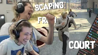 xQc escapes from COURT after being found GUILTY