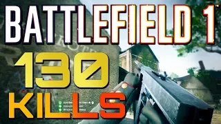 Battlefield 1: Messy 130 Game with the NEW M1919 SMG (PS4 Pro Multiplayer Gameplay)