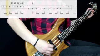 Foo Fighters - Monkey Wrench (Bass Cover) (Play Along Tabs In Video)