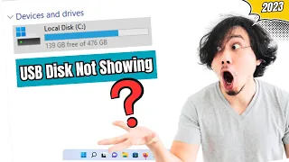 USB Detected But Not Showing in My Computer (BEST FIX) Windows 10/11
