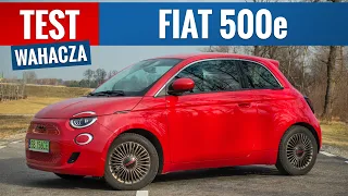 Fiat 500e RED 2022 - TEST PL (42 kWh 118 KM) Niby zielony, a jednak czerwony