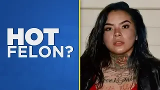 Hot felon turns social media darling!