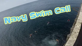 Navy Swim Call in the Arabian Sea