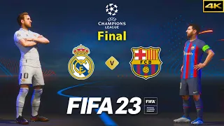 FIFA 23 - REAL MADRID vs. FC BARCELONA - Ft. Kane, Messi - UCL Final - El Clásico - PS5™ [4K]