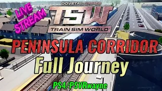 PENINSULA CORRIDOR TSW 2020 (Full Journey) LIVE STREAM PS4 PRO