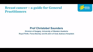 Breast Cancer - A guide for general practitioners