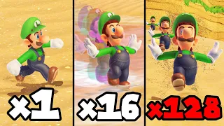Luigi Odyssey but every MOON makes him FASTER...