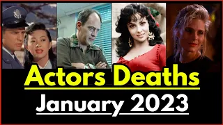 Actors Deaths January  2023