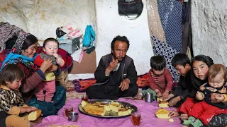 Twin Children live in a Cave in Difficult Conditions | Village life in Afghanistan | Cave lifestyle