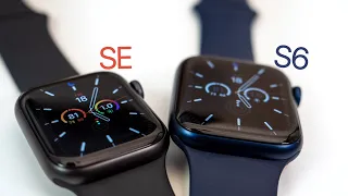 Apple Watch Series 6 vs Apple Watch SE - Unboxing, Setup & Comparison!