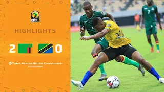 HIGHLIGHTS | Total CHAN 2020 | Round 1 - Group D: Zambia 2-0 Tanzania