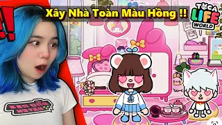 Mèo Simmy Xây Nhà Toàn MÀU HỒNG Siêu Dễ Thương Trong Toca Life World *Thực Hiện Thử Thách Fan*