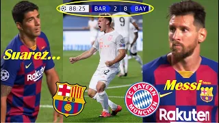 Players Reactions To Bayern Munich Vs Barcelona (8-2) 2020 ft. Messi, Coutinho, Kimmich, Gnabry