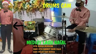 DRUMS CAM || MEDLEY LAGU NATAL