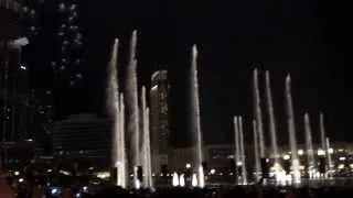 Fireworks in Dubai 2014 Burj Khalifa