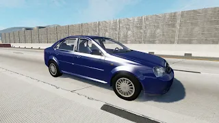 BeamNG drive Chevrolet Lacetti crashes