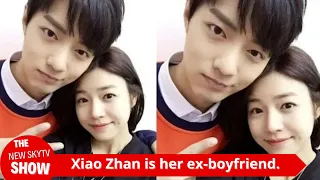 Xiao Zhan is her ex-boyfriend. He has worked with her three times, but now he plays her son.